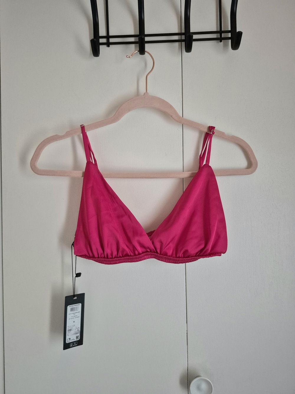 Vero Moda Bright Fuchsia Triangle Bralette